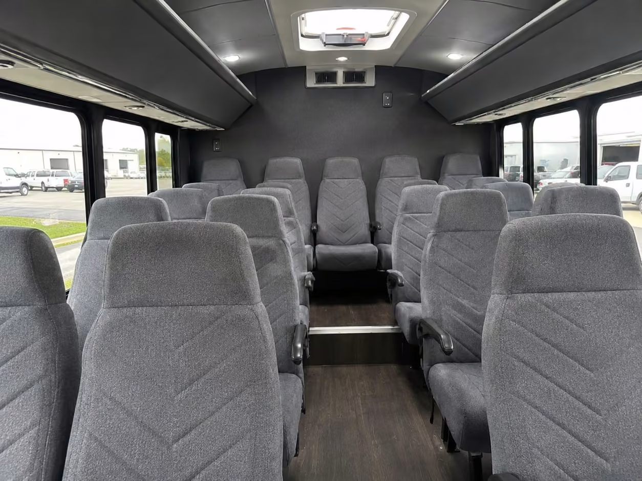 15 passenger minibus inside