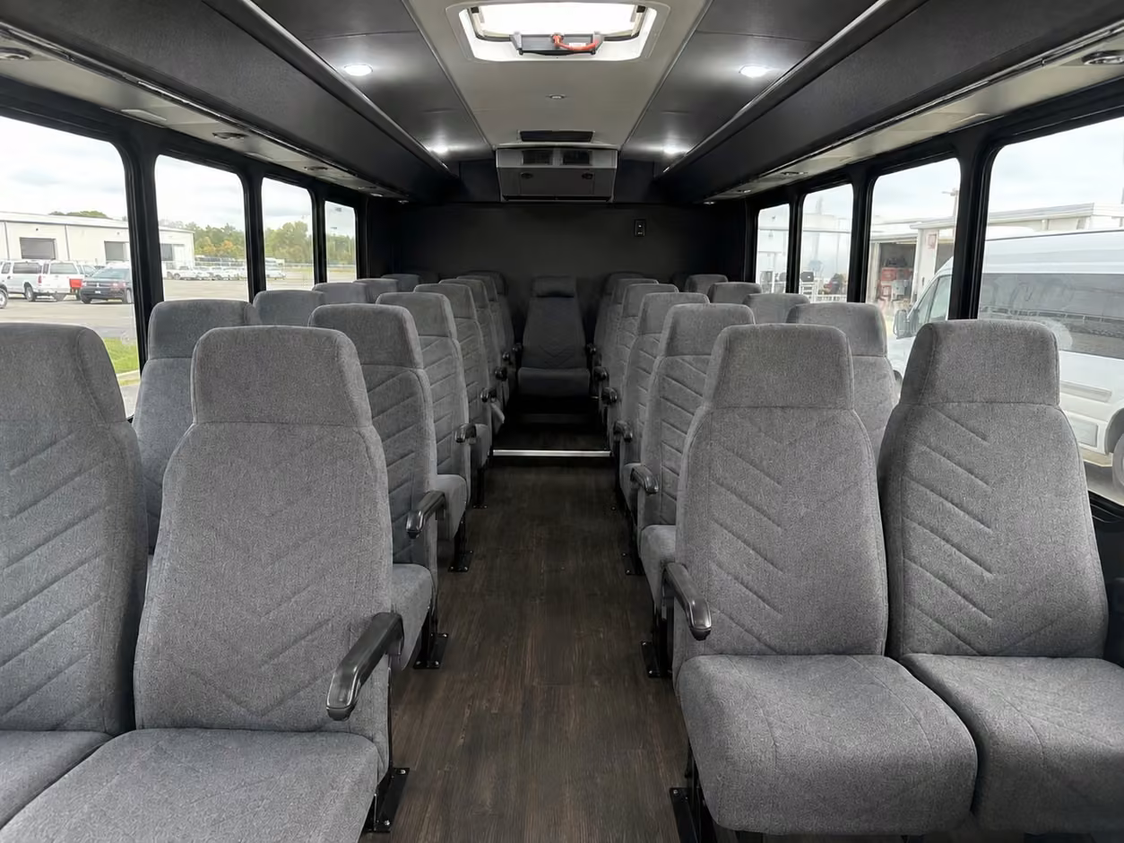18 passenger minibus inside