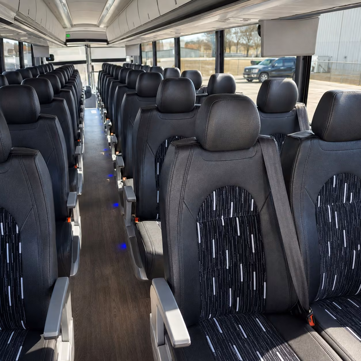 shreveport charter bus interior